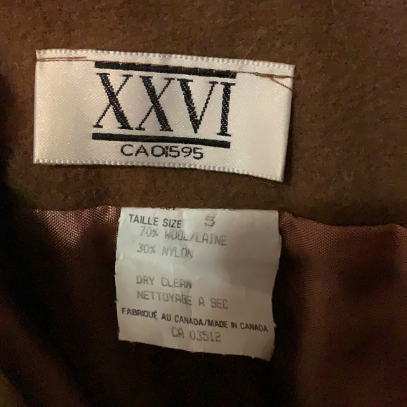 Wool skirt - brown - Picture 3 of 3